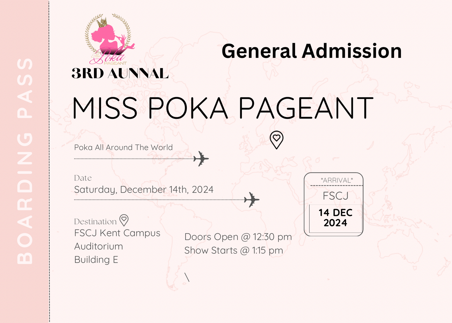 Early bird tickets Miss Poka Pageant 2024